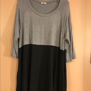 Color Block Tunic Dress